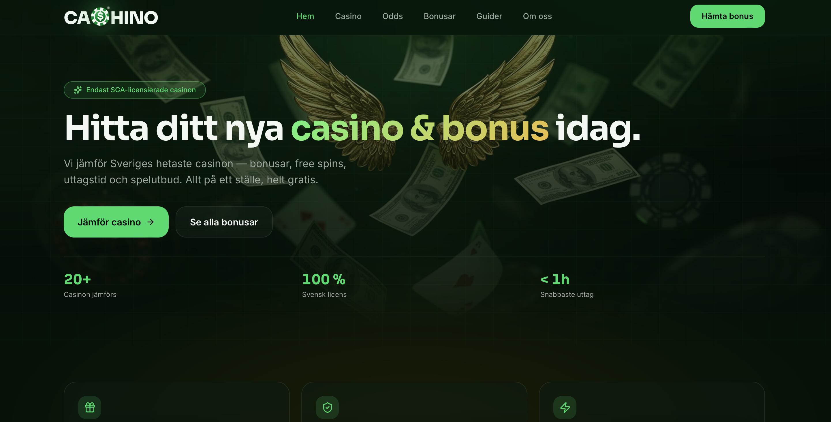 cashino.se – casinojämförelsesajt